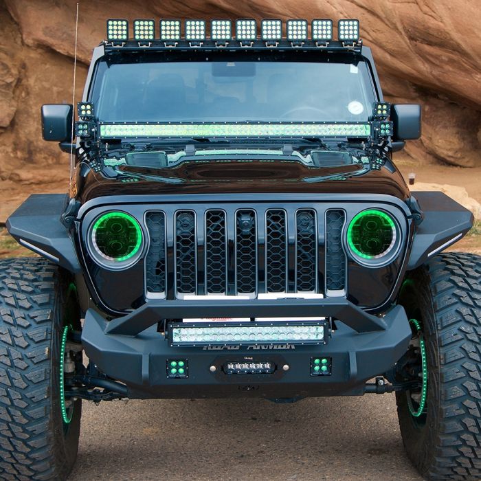 Jeep JL/JT 9" Headlights with HDX Halo Lighting Effects, DRL and Sequential Turn Signals