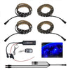 RGB Engine Bay Accent Lighting Kit with LED Strips, Bluetooth Controller, Remote and all wires – 44Watt