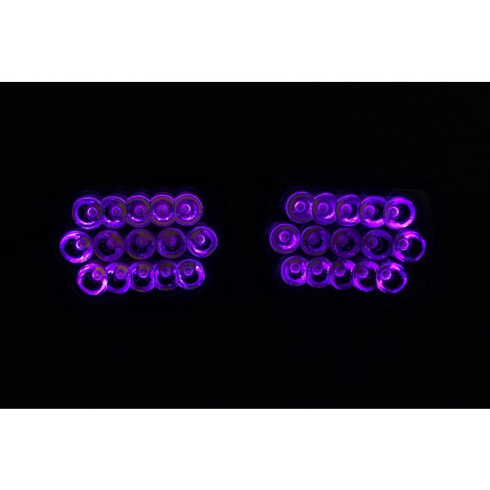 5x7 Inch Headlight 39 Watt High/Low RGB Accent Fits Jeep YJ/XJ