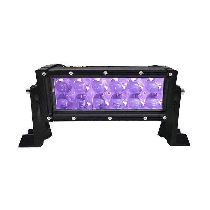 8 Inch LED RGB Light Bar Dual Row 36 Watt Combo Ultra Accent Series Quad-Lock/Interlock